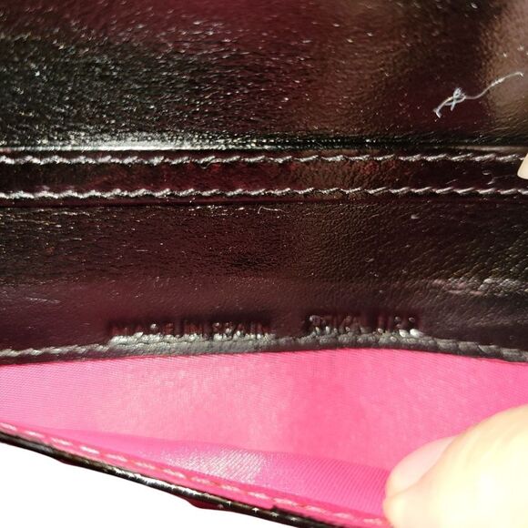 DIOR/ChristianDior Lady Dior  Wallet On Chain Patent Leather Black - Picture 7 of 16